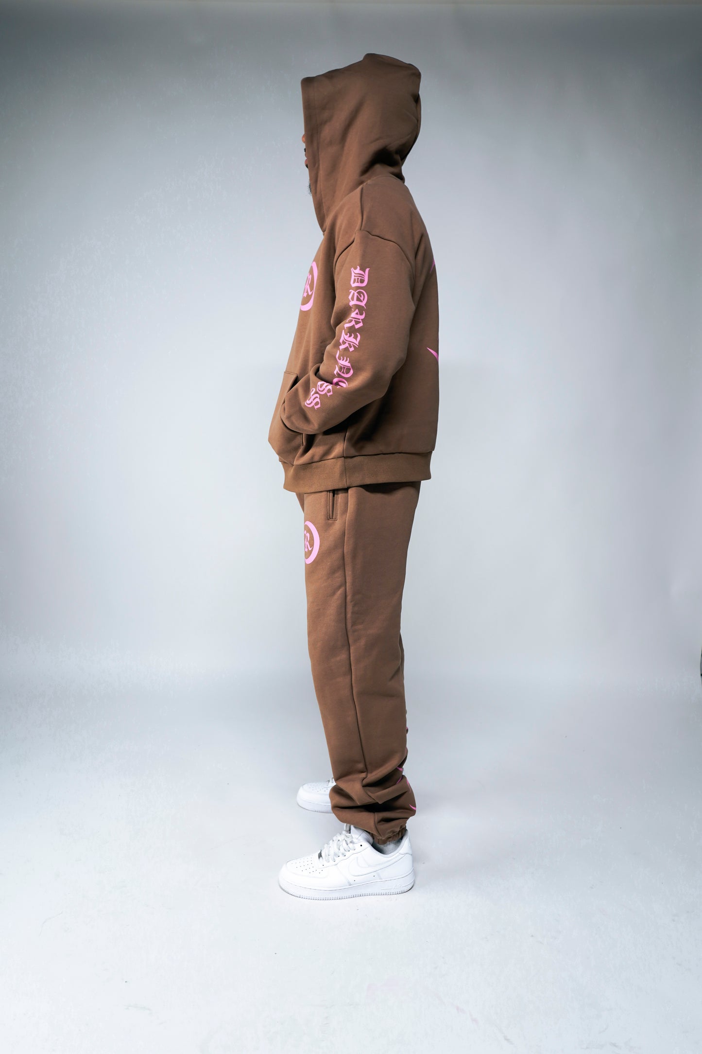 Brown REED Logo Hoodie