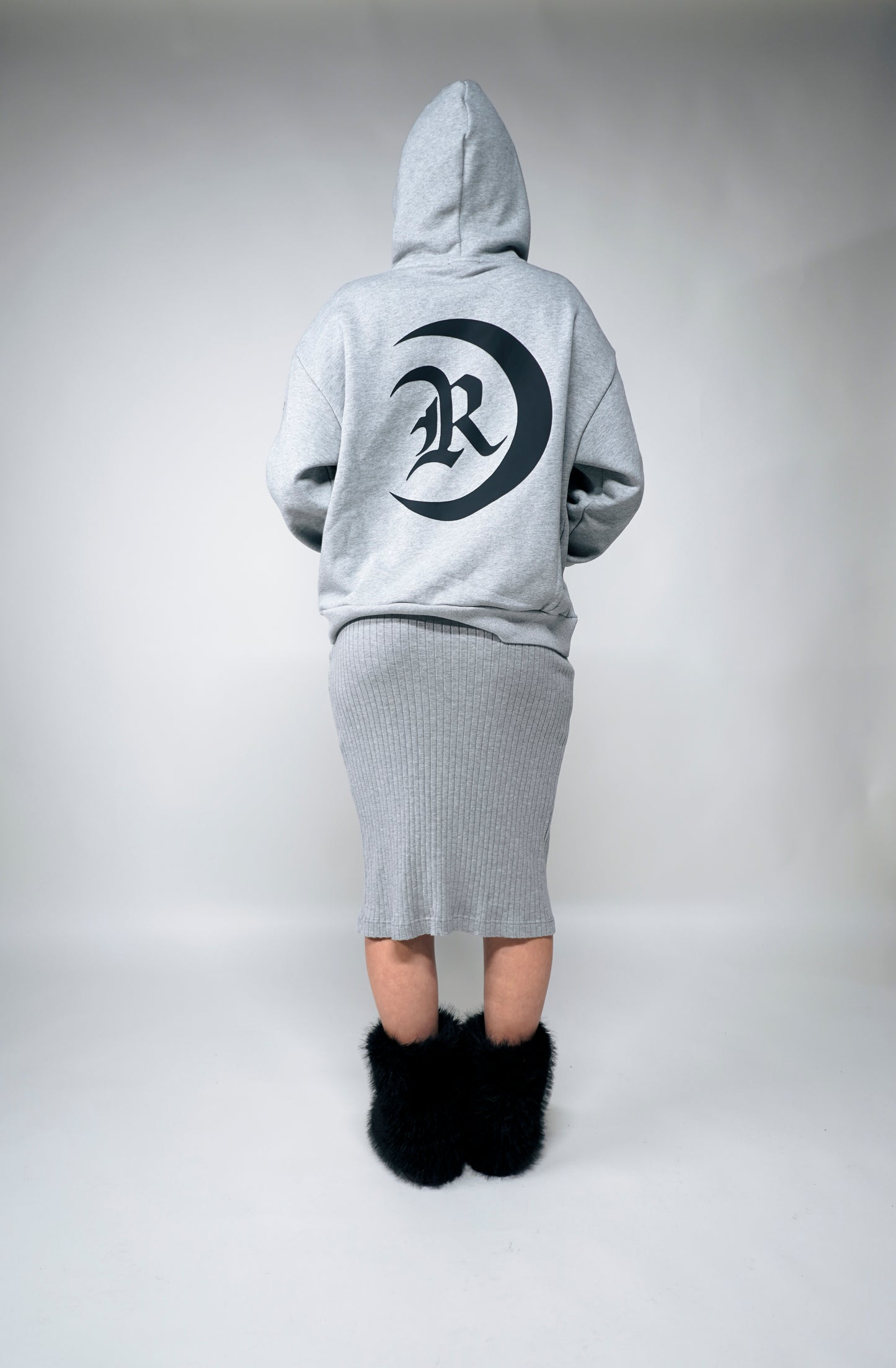 Grey REED Logo Hoodie