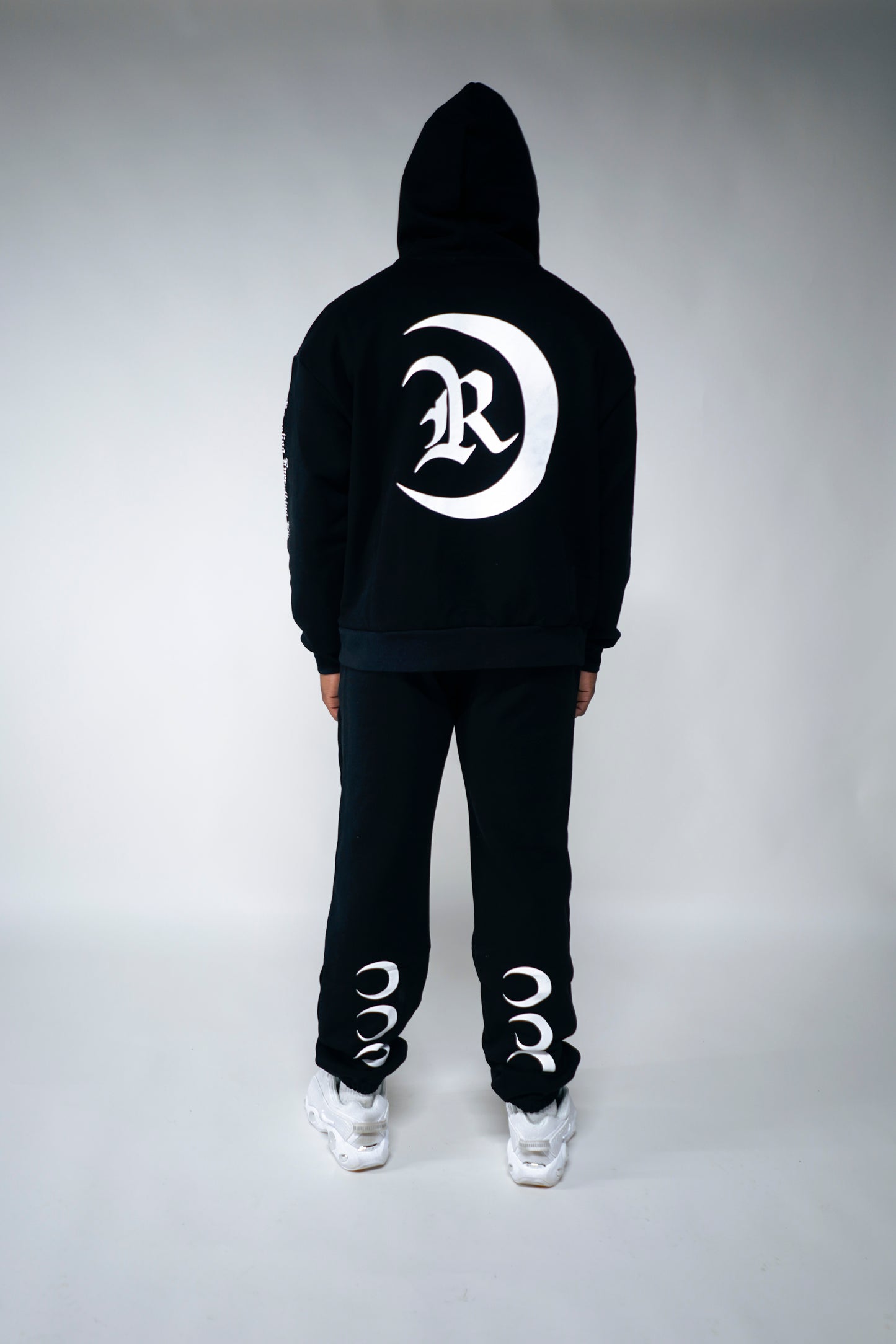 Black REED Logo Sweatpants