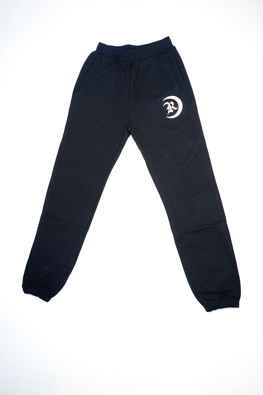 Black REED Logo Sweatpants