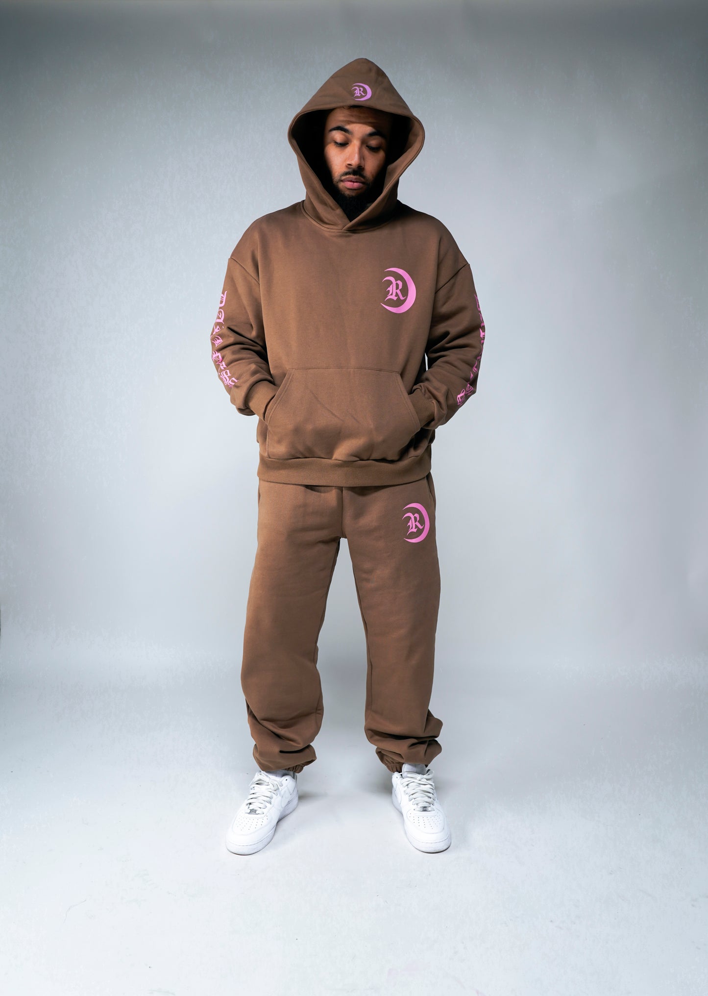 Brown REED Logo Sweatpants