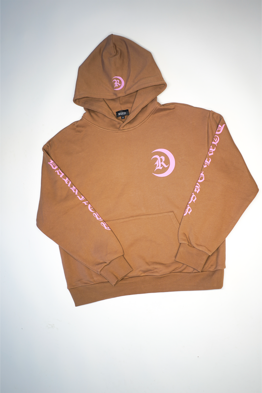 Brown REED Logo Hoodie